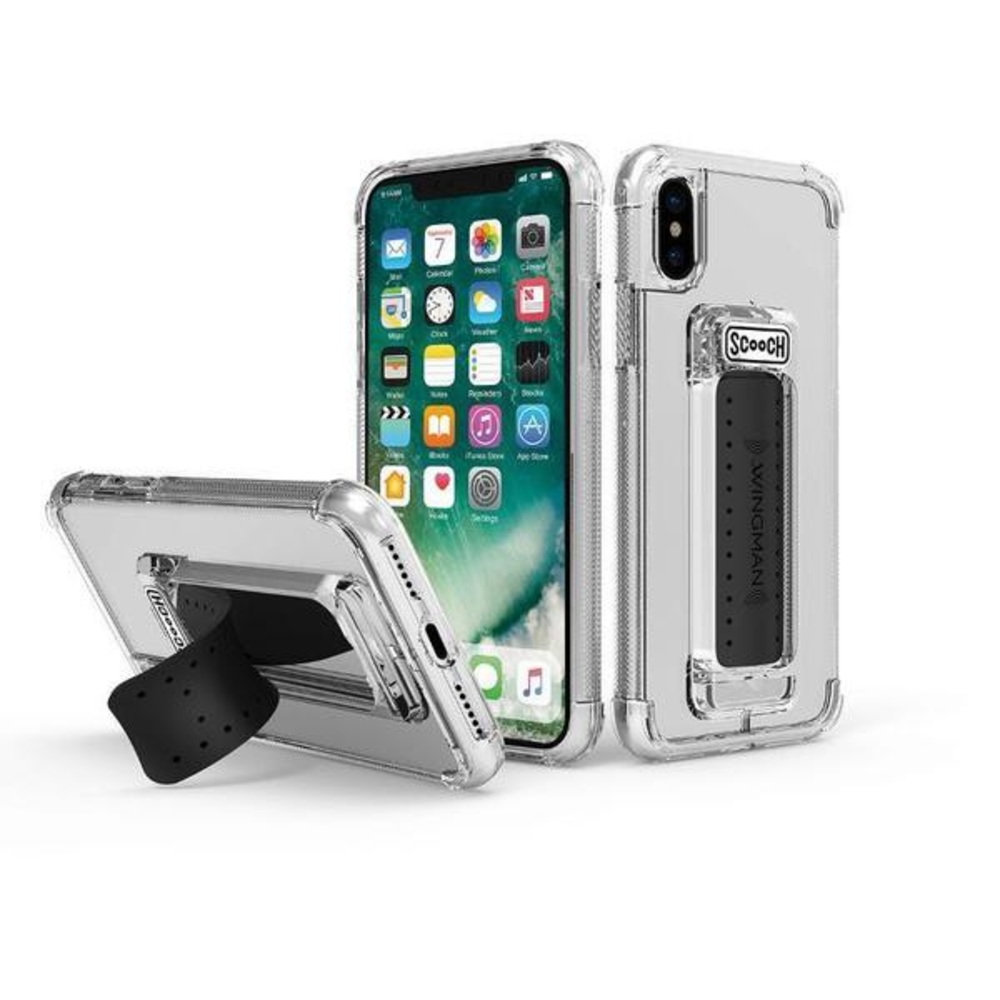 iPhone X/XS Clear Scooch Kickstand Phone case